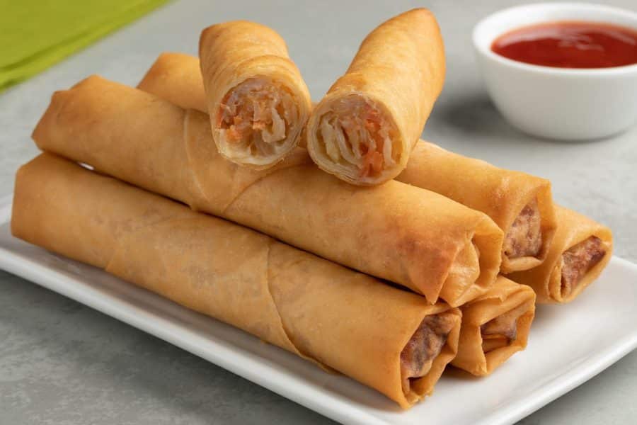 bigstock Plate with crispy deep fried V 423954122